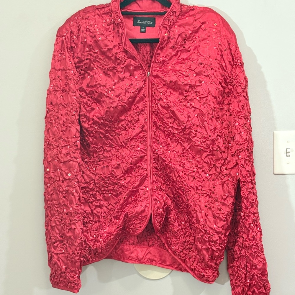 Scarlett Nite Radiant Red Blazer - Picture 9 of 10